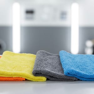 Premium Microfiber 400 GSM Edgeless Cloth for Car Washing