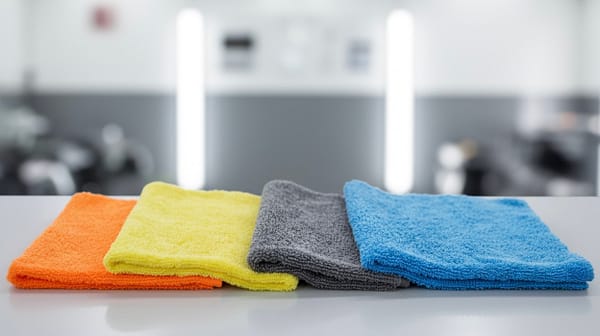 Premium Microfiber 400 GSM Edgeless Cloth for Car Washing